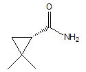 (S-(+)-2.2-dimethylcyclopropane carboxamide)